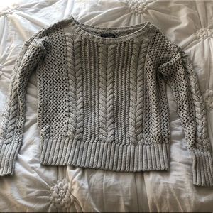 American Eagle cable knit sweater
